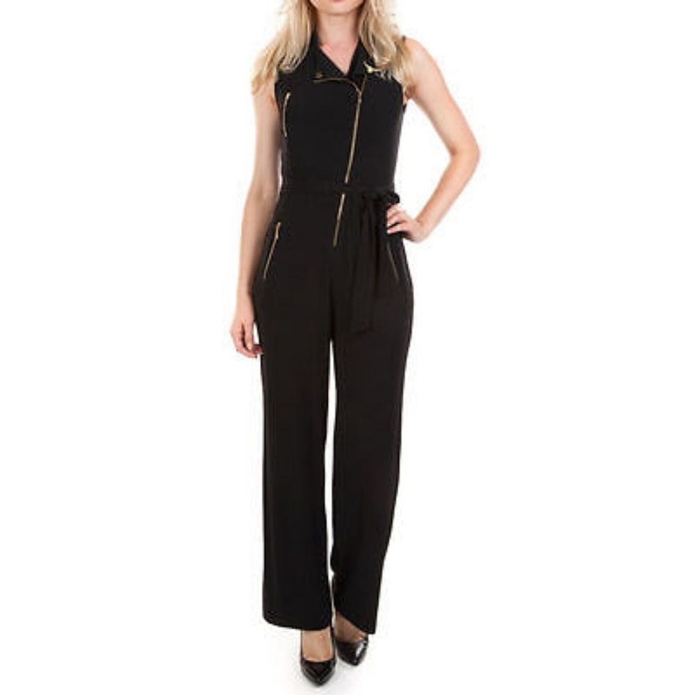 Calvin Klein Black Sleeveless Jumpsuit